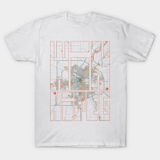 Winnipeg, Manitoba, Canada City Map Typography - Bohemian T-Shirt